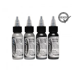 Inchiostro Grigio Eternal Ink - Set Completo - 30ml