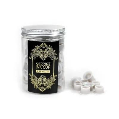 Cups Encre Silicone Premium - Gris - 100 pcs