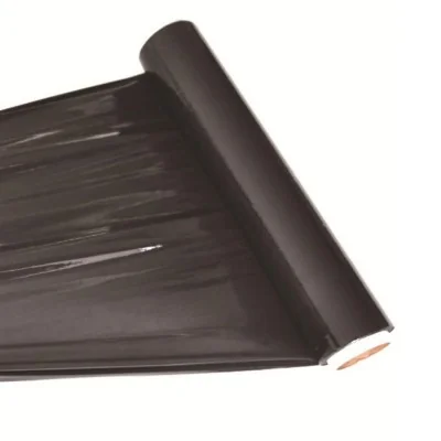Film plastico estensibile nero 25cm x 78m