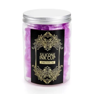 Capsule per inchiostro in silicone Premium - Viola - 100 pz