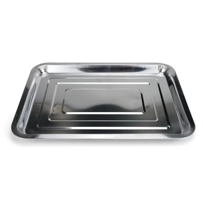 Vassoio Inox 35x25cm