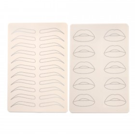 Pelle Sintetica Recto/Verso Sopracciglio labbro - 19x15.5x1.5cm