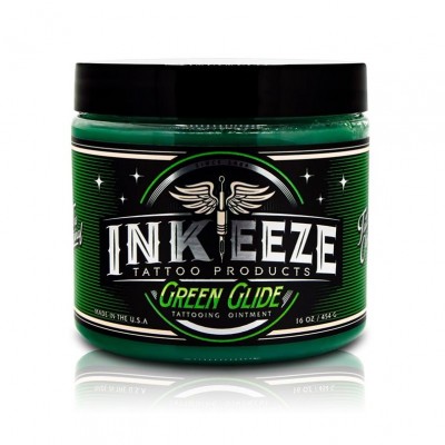 Crema multiuso per tatuaggi - Inkeeze Green Glide - 480ml