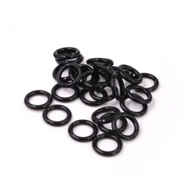 Anelli di tenuta in silicone nero - 15mm