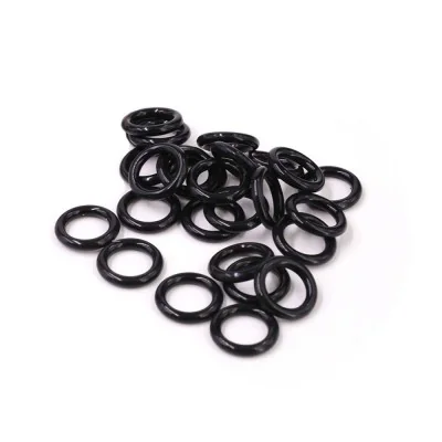 Anelli di tenuta in silicone nero - 15mm