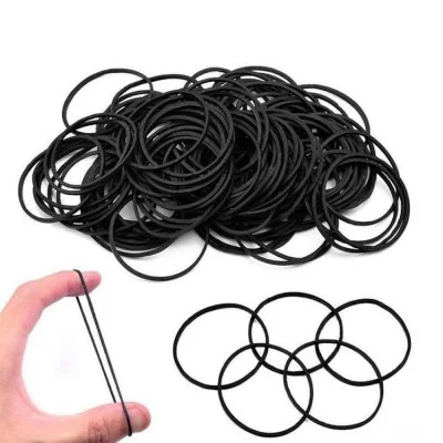 Elastico Nero Premium - 200 pezzi