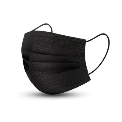 Maschera Chirurgica Nera - 50 pezzi