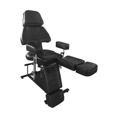 Sedia Professionale per Tatuaggi Nera