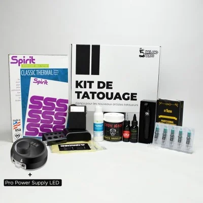 Kit tatuaggio Z4 - Alimentazione Pro + Penna Rotante
