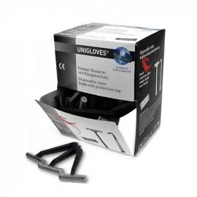 Rasoir 1 lame noir - 100 pièces